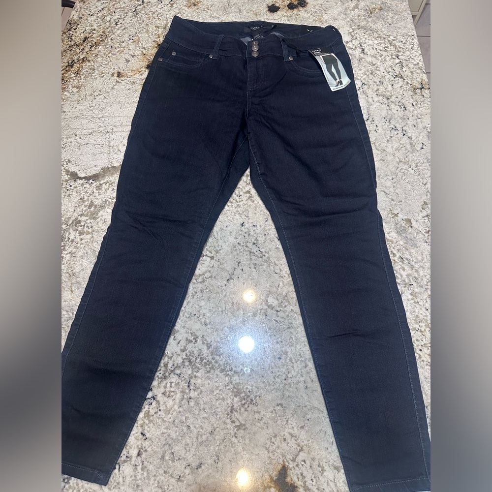 Torrid Dark Blue Jeggings Size 14